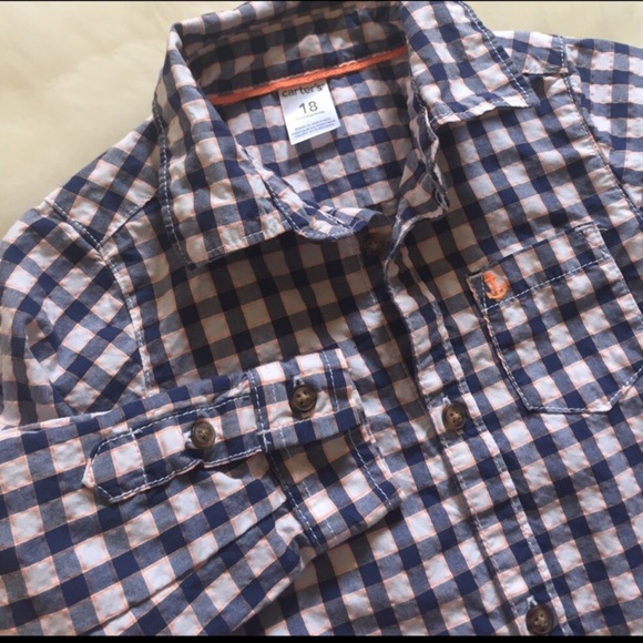 Carter’s Navy Blazer And Collared Shirt Bundle - Picture 3 of 6